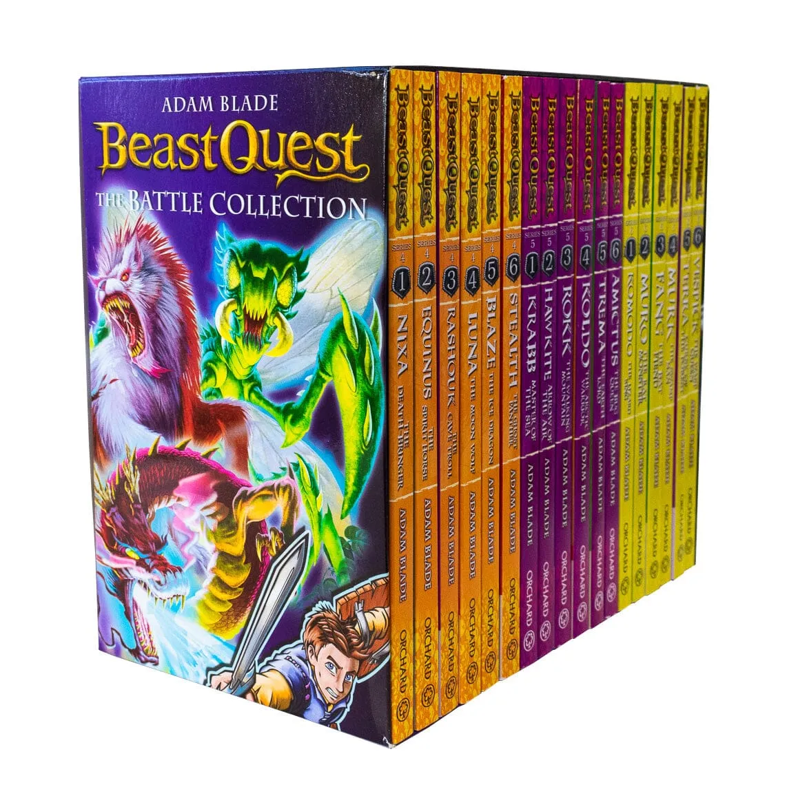 Beast Quest The Battle Collection Series 4, 5 and 6 - 18 Books Set - Ages 7-9 - Paperback - Adam Blade