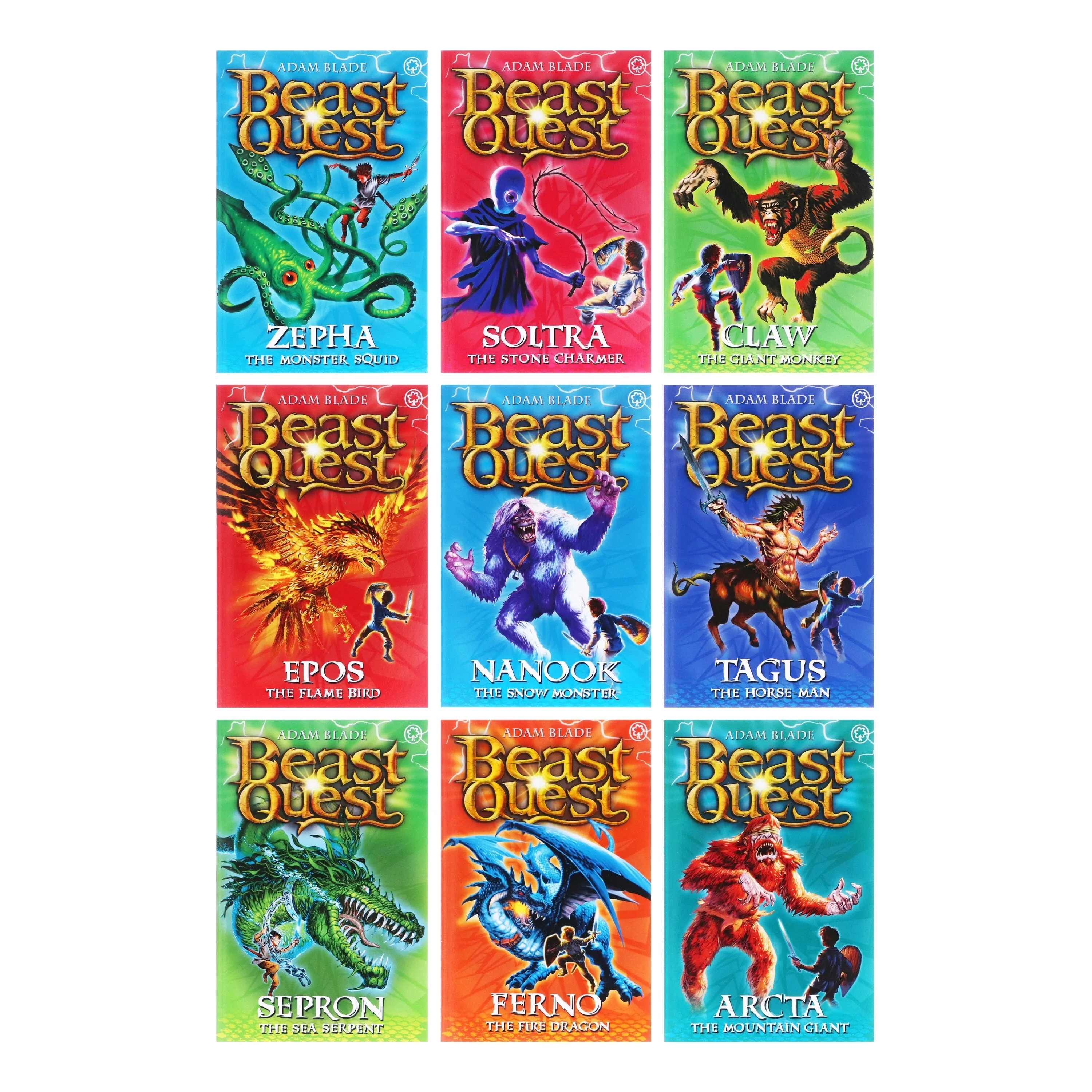 Beast Quest The Hero Series 1, 2 and 3 Collection 18 Books Box Set By Adam Blade - Ages 6  - Paperback