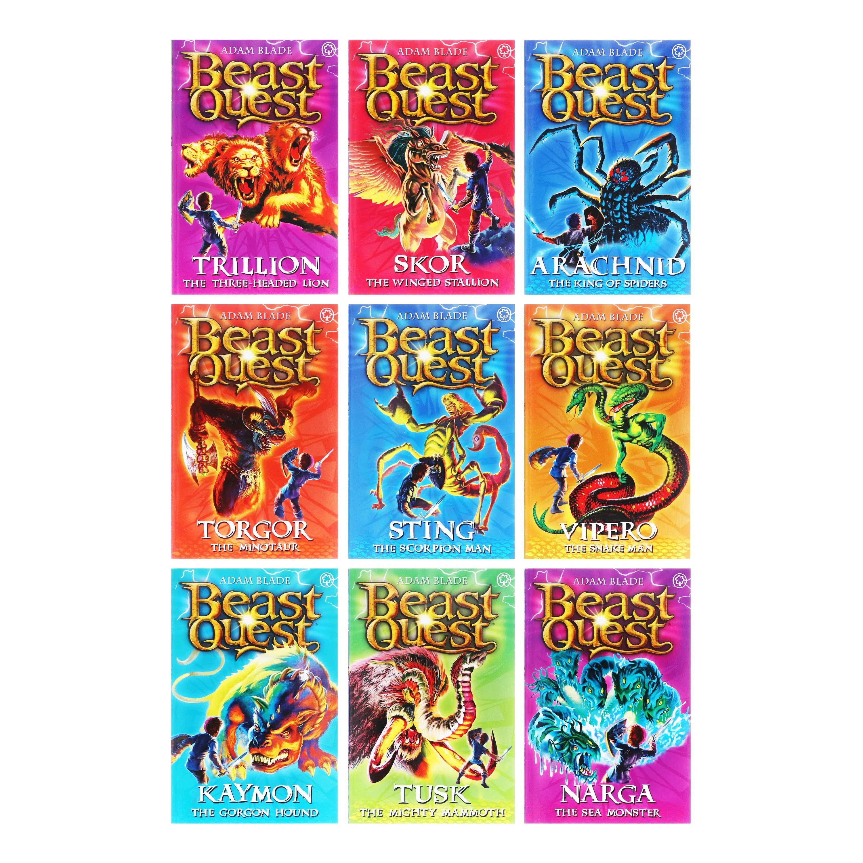 Beast Quest The Hero Series 1, 2 and 3 Collection 18 Books Box Set By Adam Blade - Ages 6  - Paperback