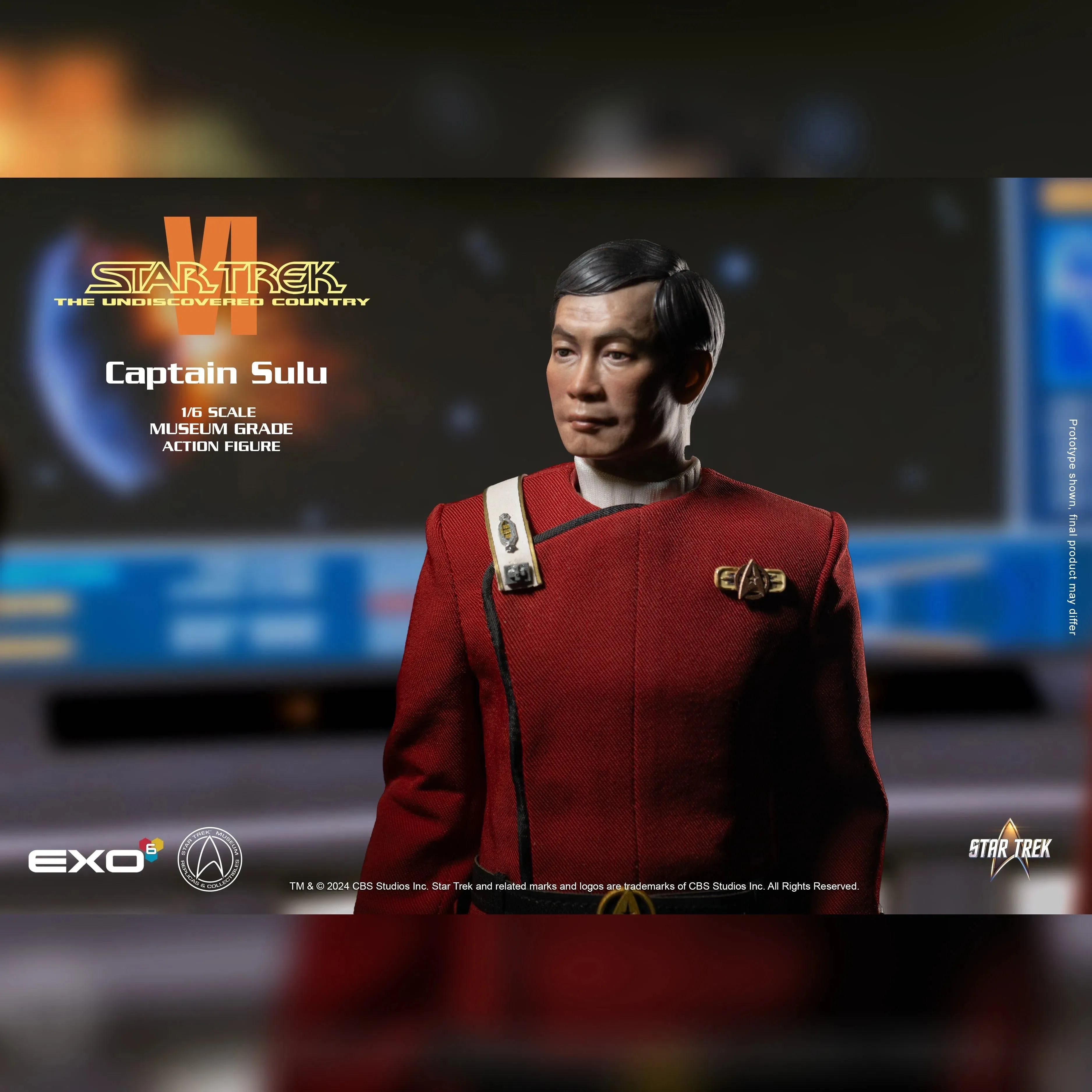 Captain Sulu: Star Trek: The Undiscovered Country: Sixth Scale