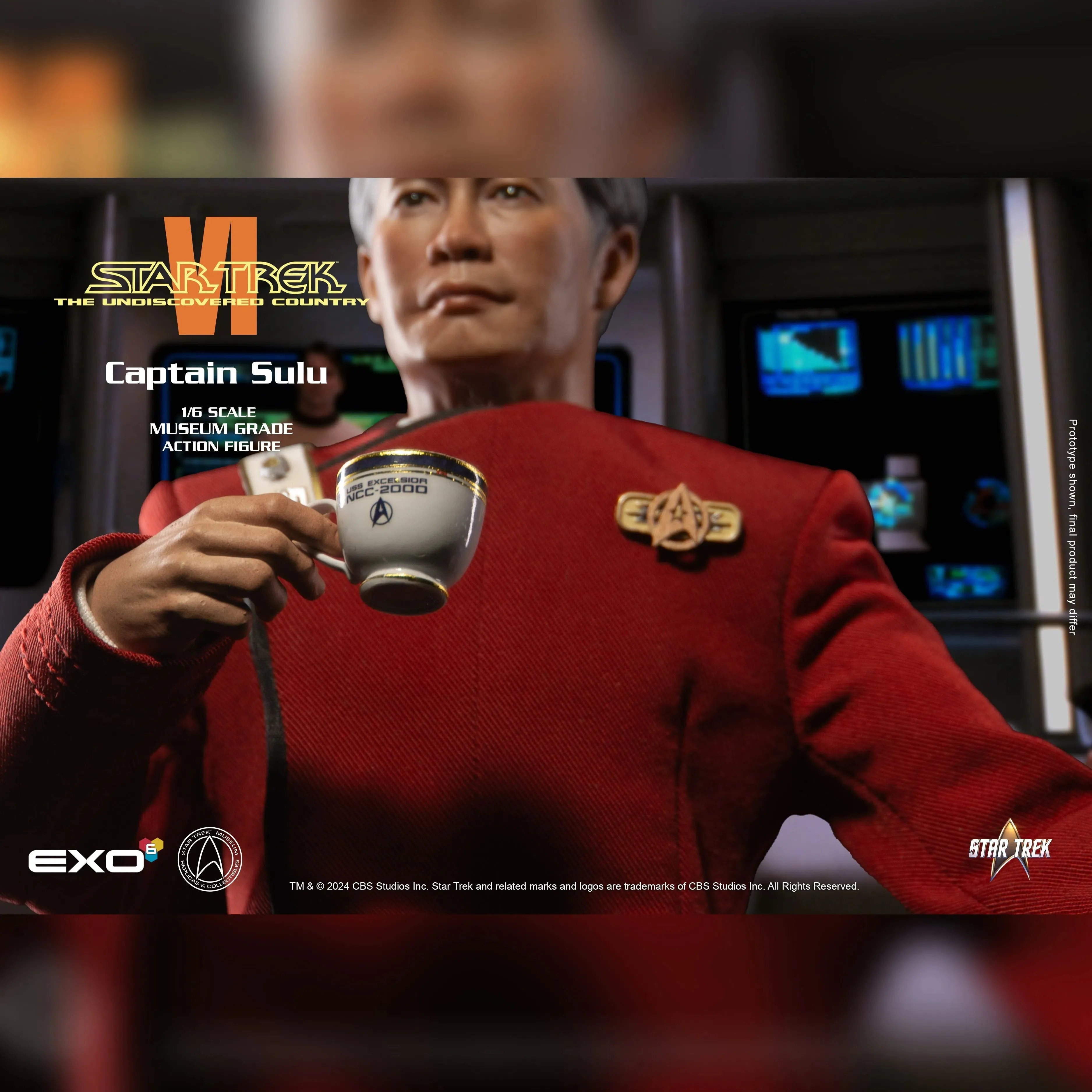 Captain Sulu: Star Trek: The Undiscovered Country: Sixth Scale