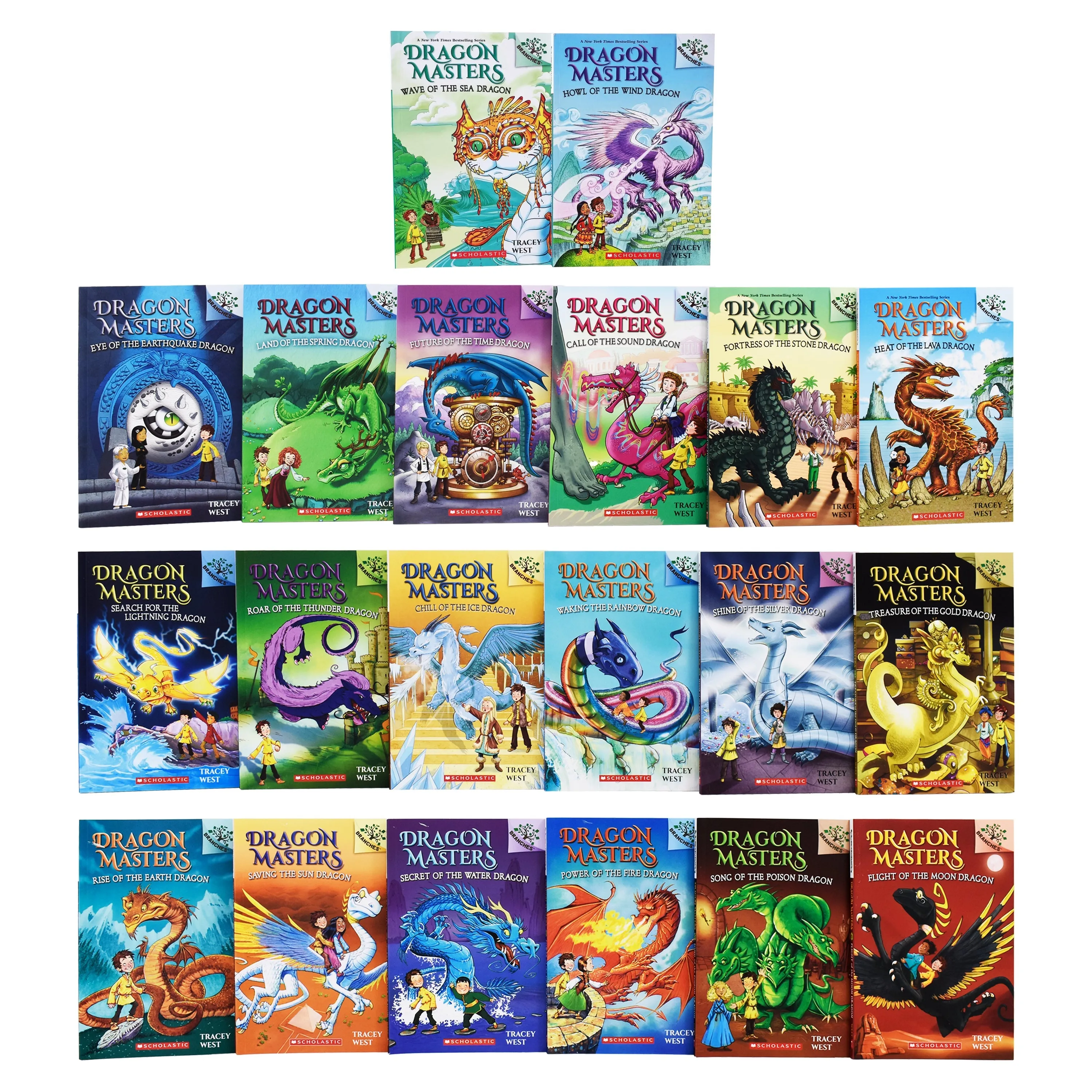 Dragon Masters Series 20 Books Collection By Tracey West - Ages 6-8 - Paperback